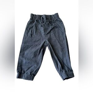 Garanimals Black Canvas Joggers, Baby Boys, Size 12 Months, EUC